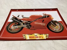 Ducati 888 SP5 supersport 1993 fiche carte moto passion collection Atlas