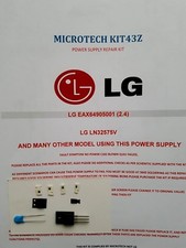 LG 32LN575V EAX64905001 (2.4) (2.7) KIT RIPARAZIONE ALIMENTATORE 9 PEZZI VEDI ANNUNCIO