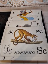 ALFABETIERE MURALE VINTAGE 35x25 COMPLETOPerfetto 