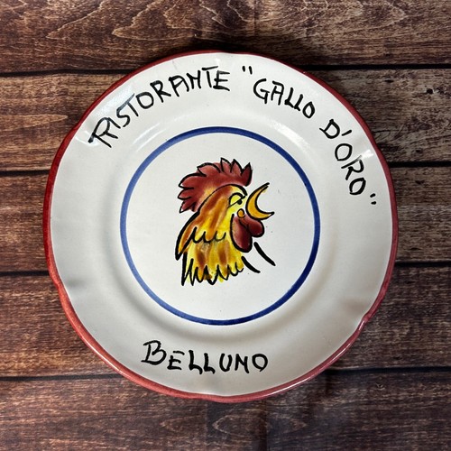 Piatto gallo solimene vietri - gallo,