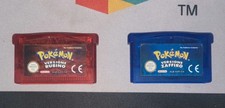Lotto Giochi Pokemon Rubino e Zaffiro ITA GBA DS Originali Nintendo