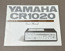 Yamaha CR 1020 Manuale