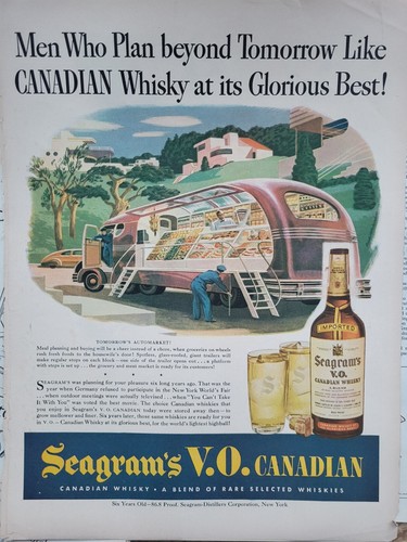Seagram 1944 whisky - v.o.,