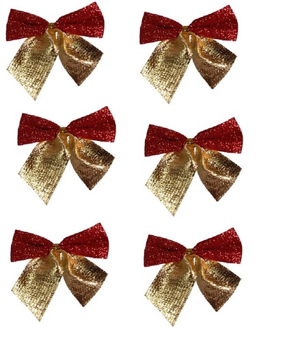 Set fiocchetti rossi e - di,