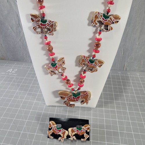 Set gioielli cavallo giostra