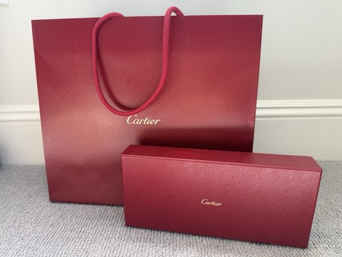 Cartier scatola borsa rossa - e,