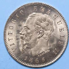 VITTORIO EMANUELE II 5 LIRE