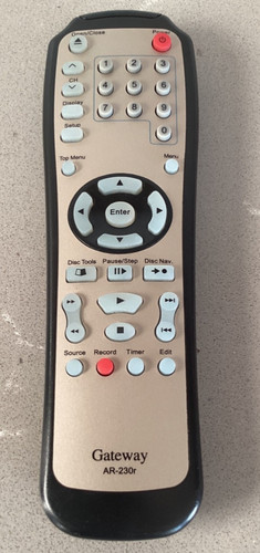 Telecomando dvd gateway - telecomando,