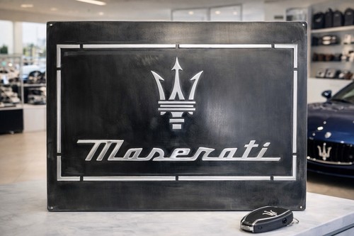Vintage maserati metal - “vintage, sign