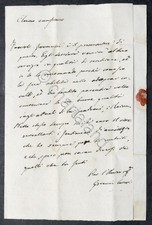 Lettera con autografo di
