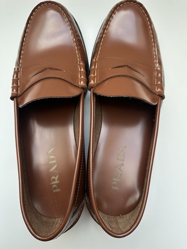 Mocassino prada nuovo - prada, 9,5