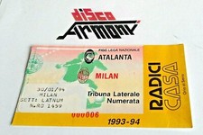 ATALANTA - MILAN  (1993/94 -  biglietto partita -Tribuna Laterale Numerata )
