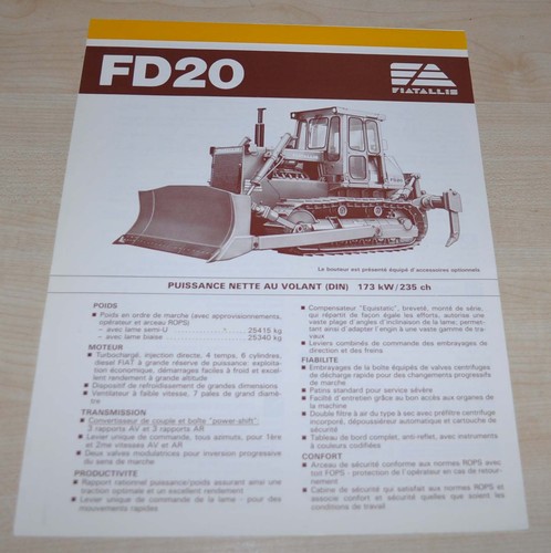 Brochure depliant fiatallis - depliant,