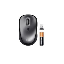 Trust TM-201 Mouse Ufficio Destro RF Wireless Ottico 1600 DPI - Nero