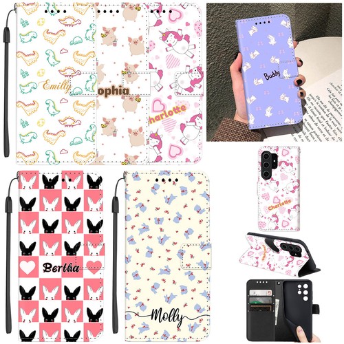 Custodia telefono flip pelle