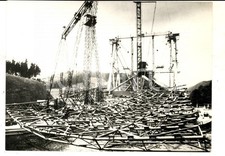 1970 BAD MUNSTEREIFEL Officine KRUPP montano il radiotelescopio Effelsberg *Foto