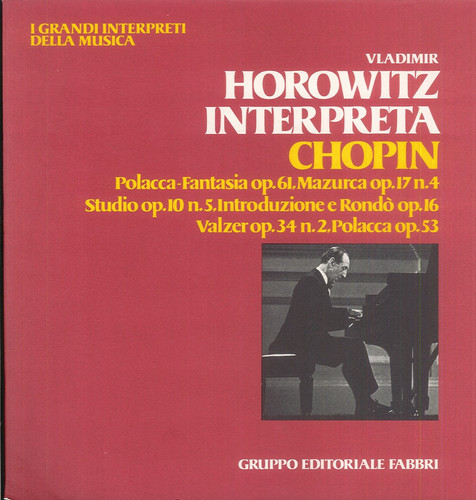 Horowitz interpreta chopin - chopin, lp