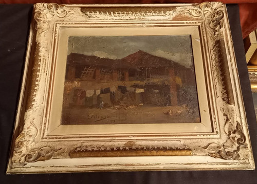 Dipinto olio tela - dipinto, firmato