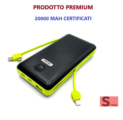 Power bank 20000 mah usb - 20000,