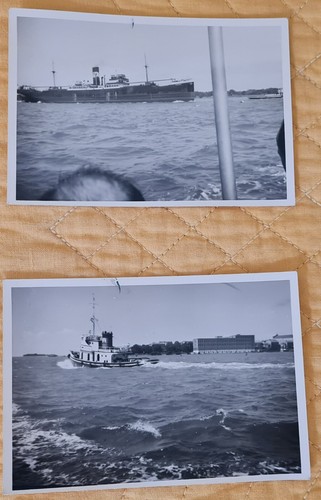 Piroscafo due foto - piroscafo, d'epoca