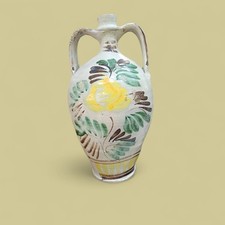 Anfora a due anse "bummulu" maiolica di Caltagirone 1868