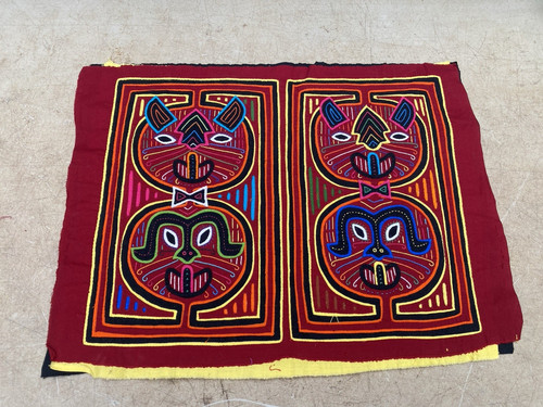 Vintage mola art set kuna - art, set-kuna