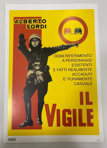 Alberto sordi vigile - il, poster