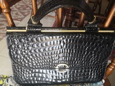 borsa Stupenda vintage  in Vero Coccodrillo