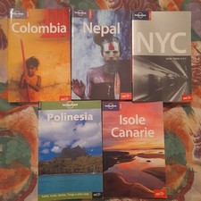 Lonely Planet: Colombia,Canarie,polinesia,nyc,nepal