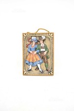 Quadretto Tirolese In Cera 16x22 Cm