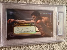 MUHAMMAD ALI FIRMATO AUTOGRAFO