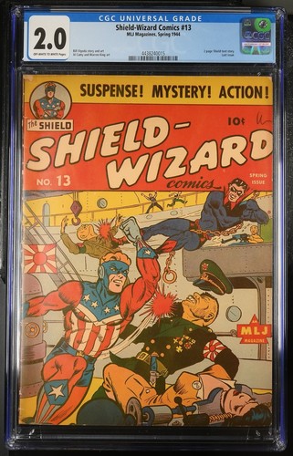 Shield wizard comics cgc - #13,
