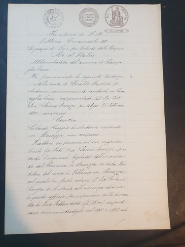 Documento carta bollata - documento,