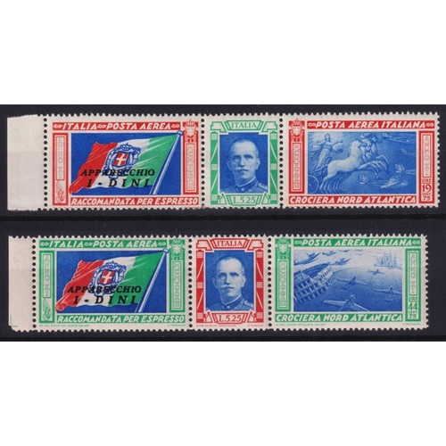 Regno 1933 trittici - regno, p/a