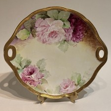 Piatto torta dipinto a mano