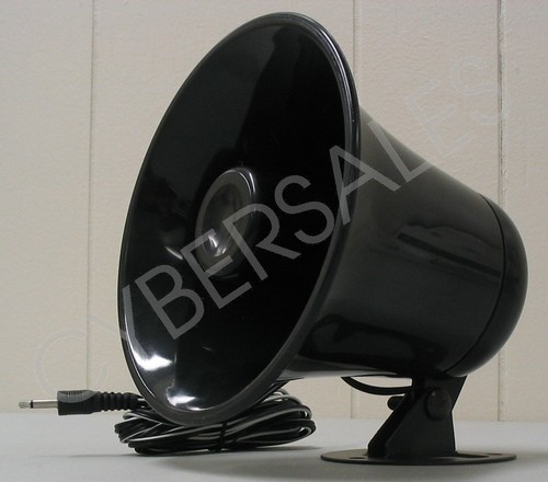Corno altoparlante nero abs - pa,