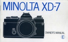 Minolta XD-7 - Manuale