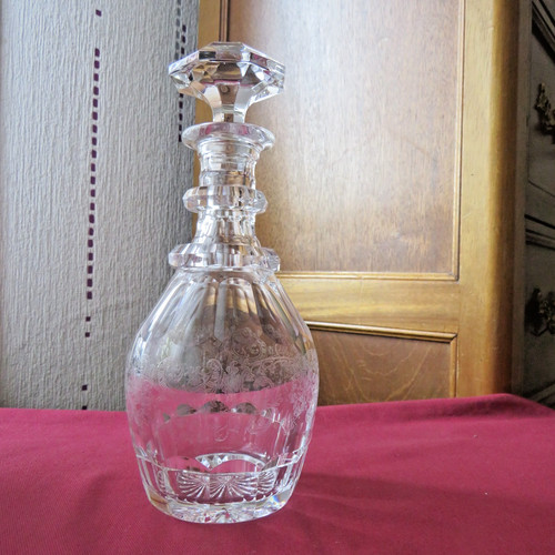 Carafe liqueur en cristal - 1, a