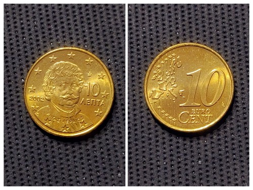 Moneta corso euro centesimi - euro, 10