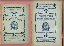 Valdesi n.6 fascicoli+SOCIETA' DI STORIA VALDESE-17 Febbraio 1904/23/26/27/28/32