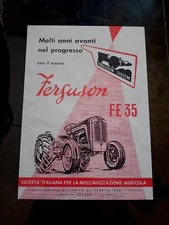 PUBBLICITÀ TRATTORI FERGUSON FE 35 DA RIVISTA Anni "50