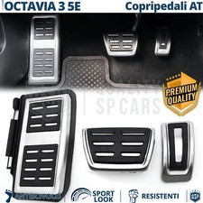 COPRIPEDALI Sportivi per Skoda Octavia 3 Cambio AUTOMATICO Pedaliera Antiscivol
