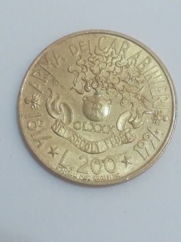 Moneta 200 lire - , centenario