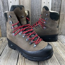 Stivali da trekking Hanwag Yukon GTX da uomo taglia 11W in pelle nabuk usati in ottime condizioni mancano solette