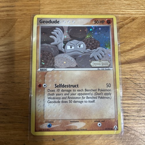 Carta pokemon geodude - pokemon, legend