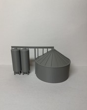 Scale grain silos - scale, /