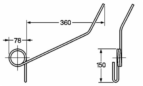 Dente seminatrice posteriore - dente,