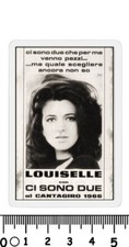 CALAMITA louiselle cantante pubblicità per 45 giri ci sono due cantagiro NO 1966