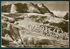 Aosta Courmayeur La Roccia Viva Ghiacciaio Del Monej Foto FG cartolina MZ4675