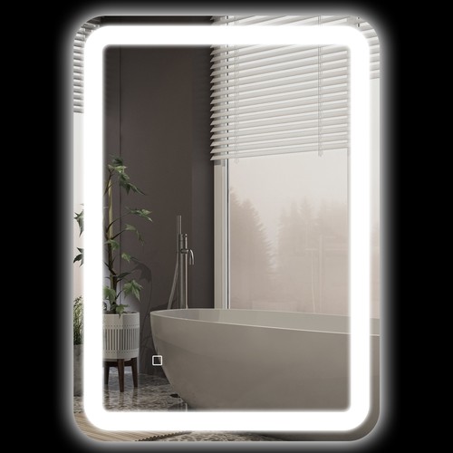 Homcom specchio bagno - bagno, touch